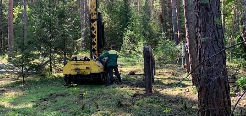 Фундамент на забивных ЖБ сваях